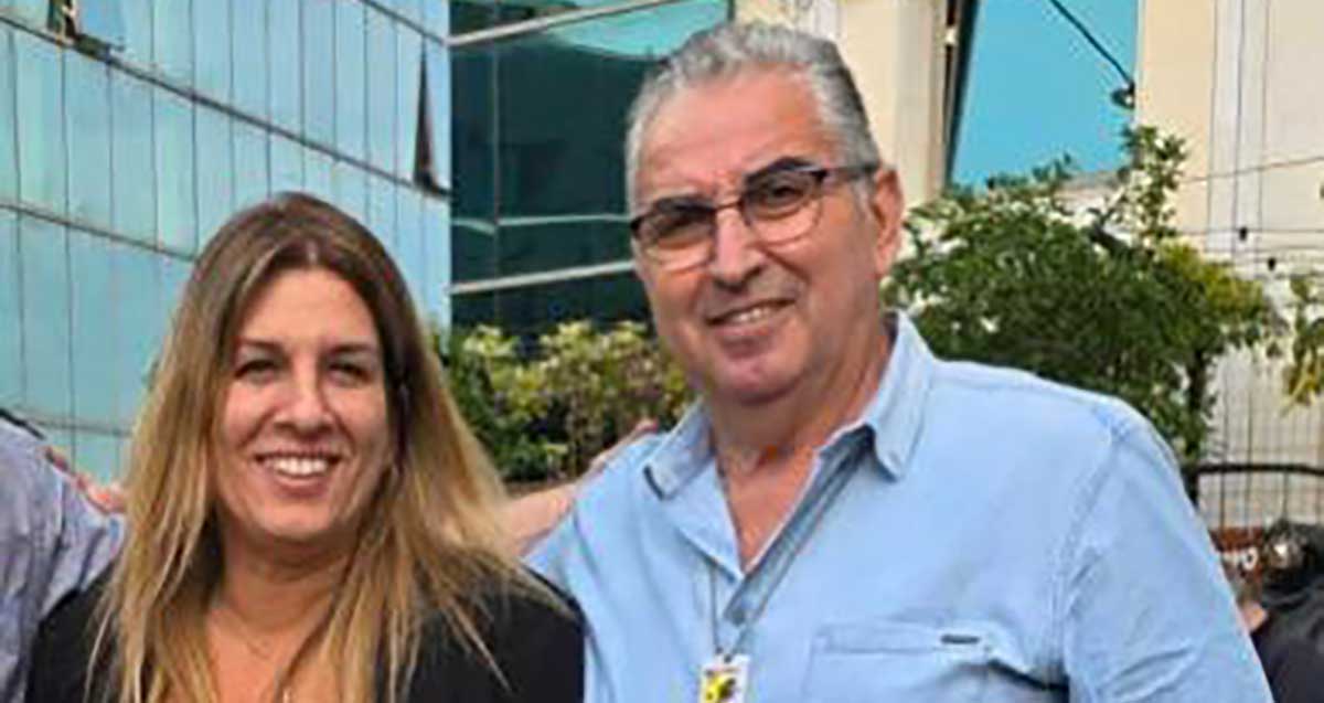 חיים ברוידא עם ראשת המטה שלו - מיכל טל בידאני