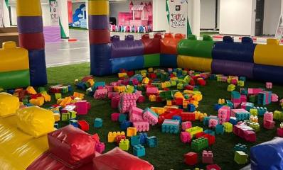 הכי בטוח שיש. מתחם הלגו בפאן זון של ביג פאשן גלילות. צילום: ביג