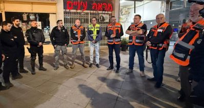 ראש העיר וצוותי ביטחון בעיר, צילום: עיריית כפר סבא