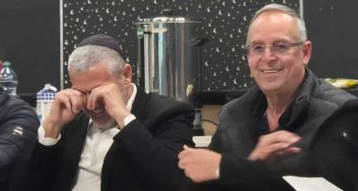 איציק רוכברגר עם יעקב קורצקי