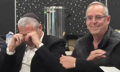 איציק רוכברגר עם יעקב קורצקי