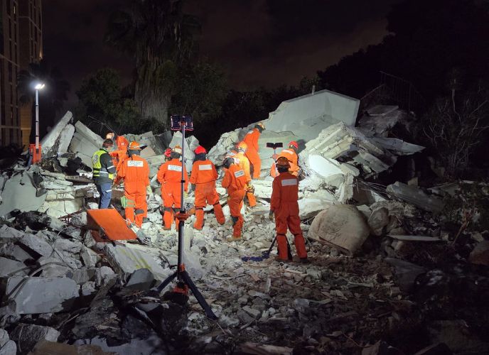 צוות גדוד 998 מתרגלים זירת הרס, צילום: דובר צה"ל 