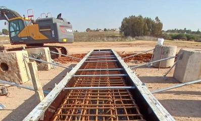 עבודות פיתוח בשטח בו תוקם קריית הצעירים