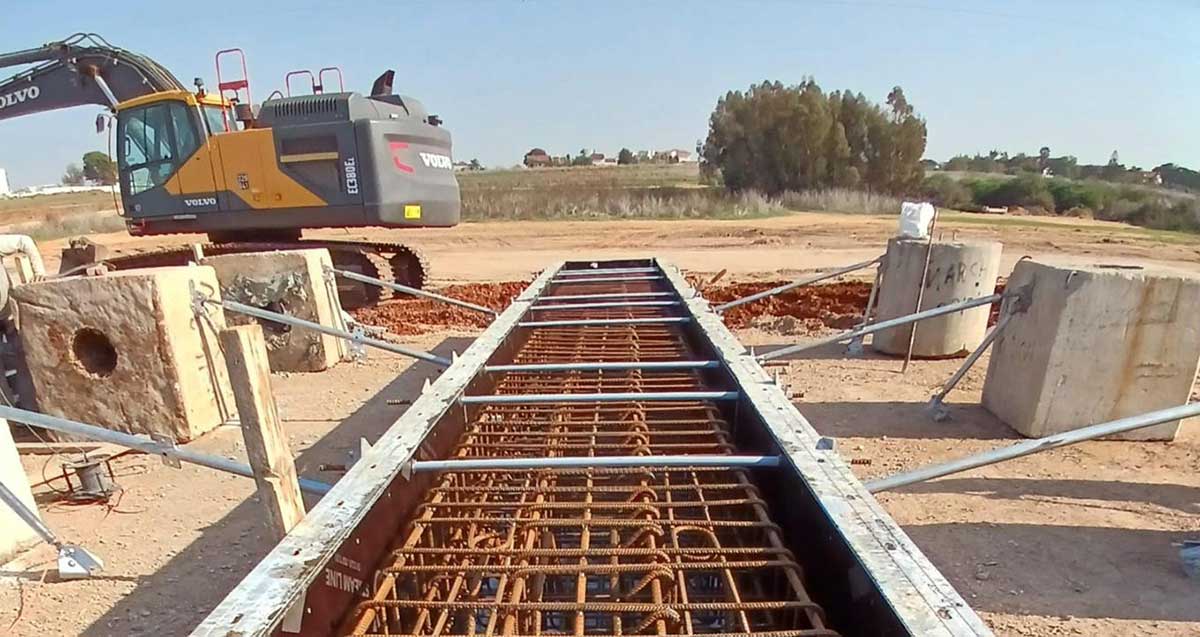 עבודות פיתוח בשטח בו תוקם קריית הצעירים