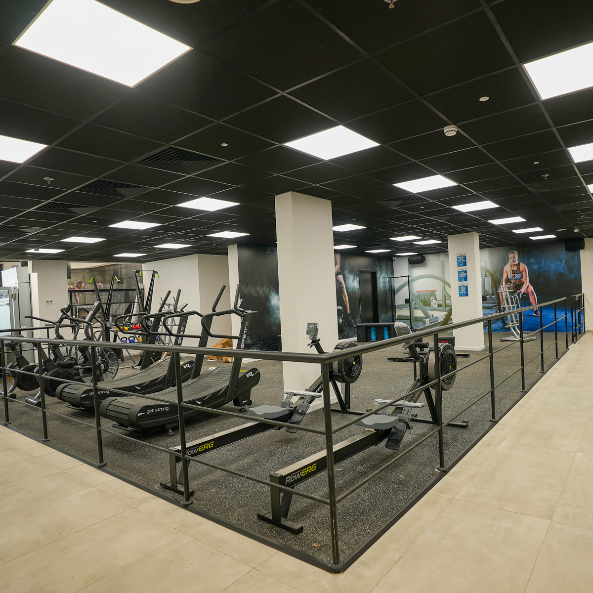 מתקני הכושר בקאנטרי החדש. צילום: בני הרצליה