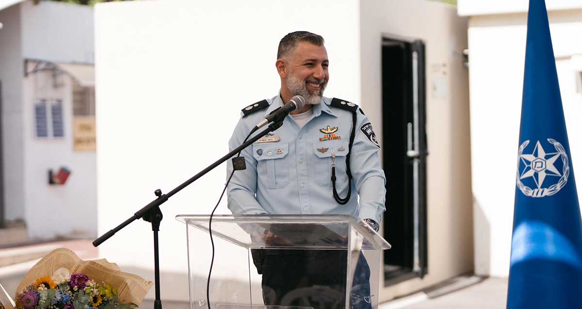 סגן ניצב ליאב מנשרוף מפקד תחנת גלילות במרחב הירקון