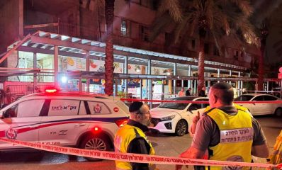 זירת הירי ברחוב חבצלת השרון, צילום: זק"א