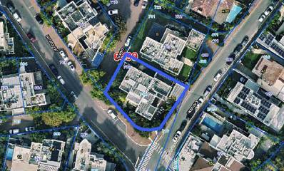 תצלום אוויר של מפת רחובת יוני נתניהו 4 פינת רחוב בוסתנאי