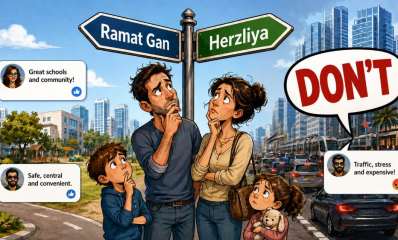 לעבור או לא לעבור להרצליה? איור AI - מדיה היפר לוקאלית