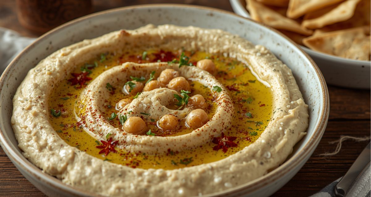 צלחת חומוס ופיתות, הדמיית בינה מלאכותית: שרון אונליין