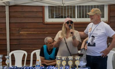 אמו של ליאם שרם בטוריניר הכדורסל, צילום: אוניברסיטת רייכמן