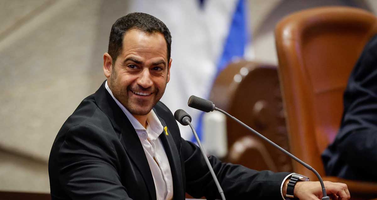 ח״כ נאור שירי ממפלגת יש עתיד נואם מעל במת הכנסת