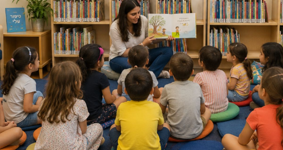 שעת סיפור בספרייה, הדמיית בינה מלאכותית: שרון אונליין