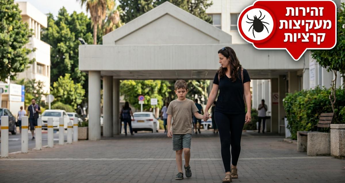 4 ילדים מאזור השרון הגיעו למאיר עם חשד לקדחת הבהרות