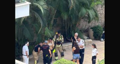 כוחות הצלה בשכונת נווה גן ברמת השרון