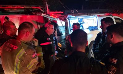 כוחות כיבוי והצלה בשוטרים בזירת אירוע - ארכיון, צילום: דוברות כיבוי והצלה