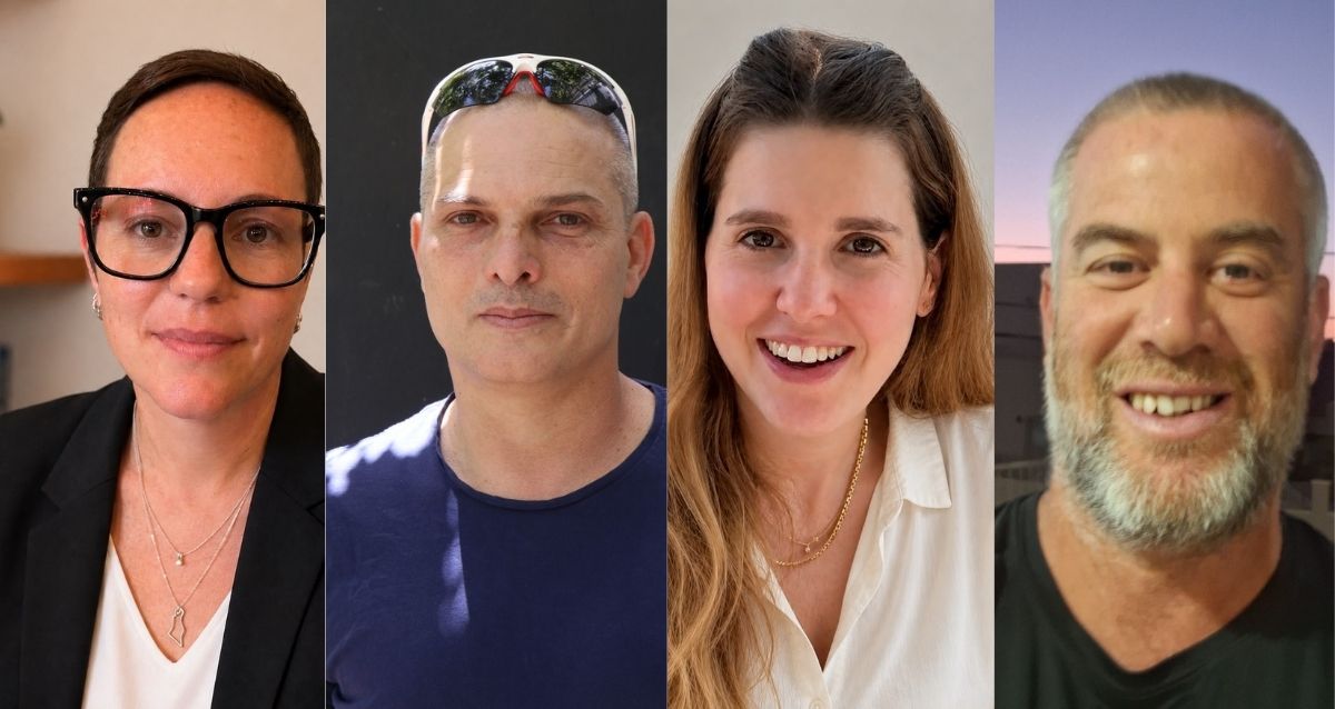 מימין לשמאל: אמיר לרנר, בר אזהרי קיזל, ד"ר אבינועם לוין ואורלי קליין יפרח. צילומים: פרטי