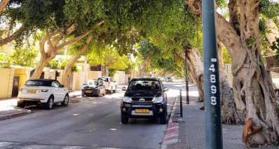 רחוב בן צבי בהרצליה. צילום מתוך דוח מינהל התכנון