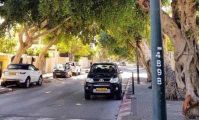 רחוב בן צבי בהרצליה. צילום מתוך דוח מינהל התכנון