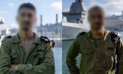 מימין: סגו א, שמאל: סגן ג', צילום: דובר צה"ל
