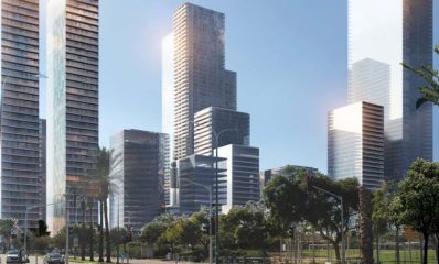 הדמיית מגדלי קריית שחקים בהרצליה. הדמיה: רותם שני