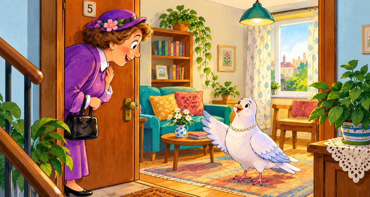 בעלת הבית מבקרת בדירת השוכרת. איור AI: שרון אונליין