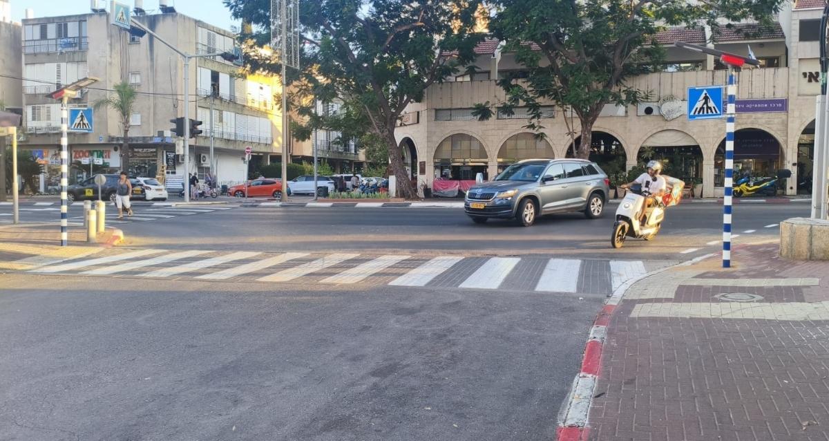 מעבר חצייה חכם בכפר סבא, צילום: עיריית כפר סבא