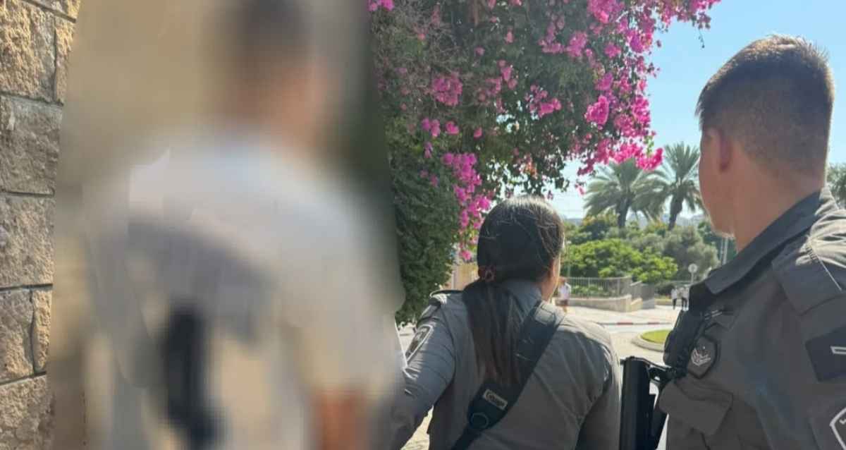 מעצר חשוד בתקיפה חמורה ברמת השרון, צילום: משטרה