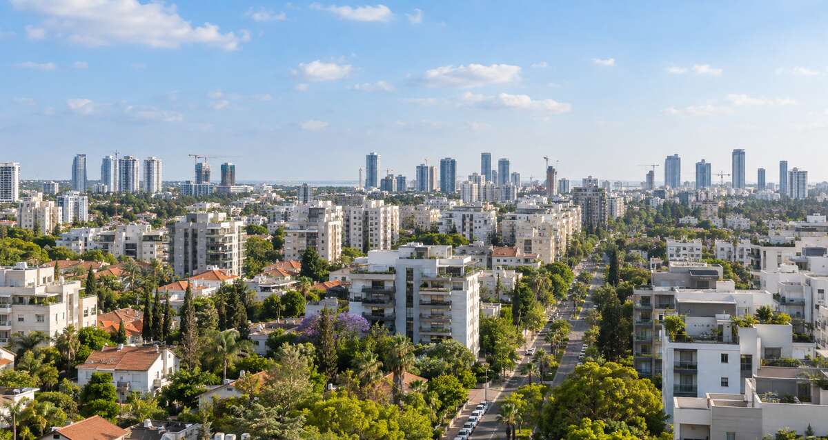 בנייה למגורים בערי השרון