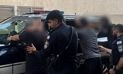 מעצר חשוד בפריצה לרכב. צילום: דוברות המשטרה