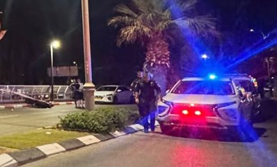 זירת תאונת האופנוע בהרצליה בלילה שבין 16 ל-17 באוקטובר 2026